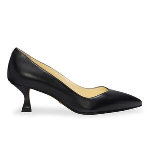 Sarah Flint Perfect Kitten Pump 50 Black Leather 42.5